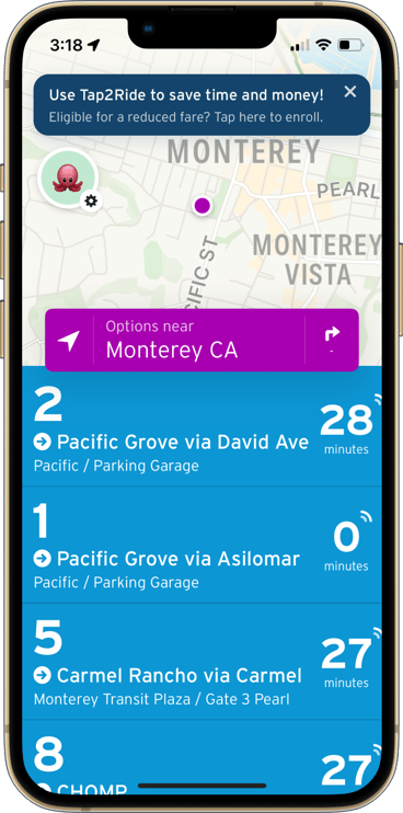 iPhone 13 Pro-Transit-app